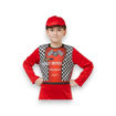 Picture of RACING DRIVER COSTUME WITH CAP 9-10 YEARS